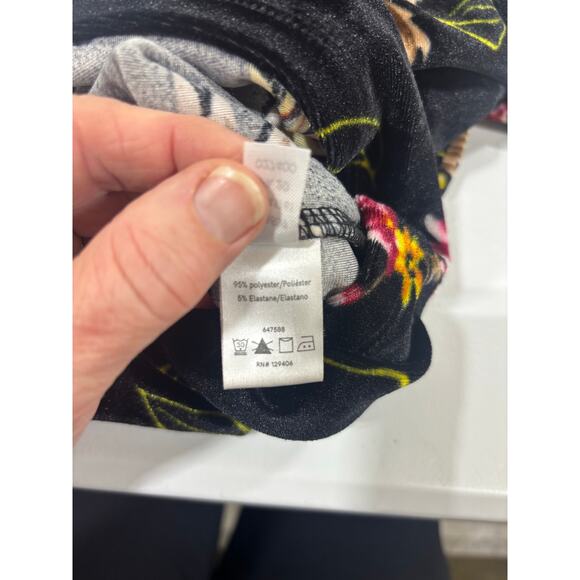 VENUS Velvet Floral Mock-Neck Bodycon Midi Dress Medium whimsygoth dark romance - Picture 9 of 10